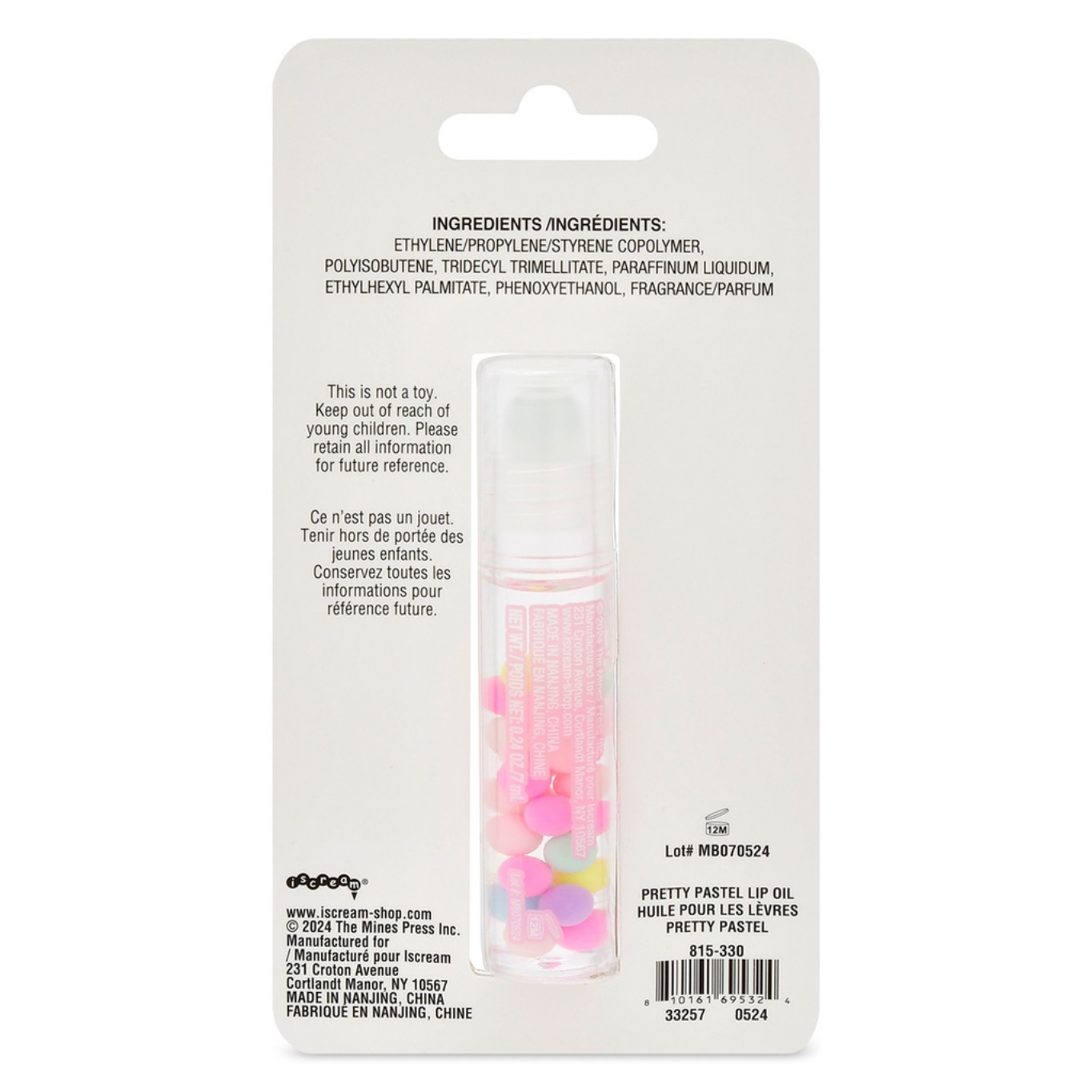 PRETTY PASTEL LIP OIL
