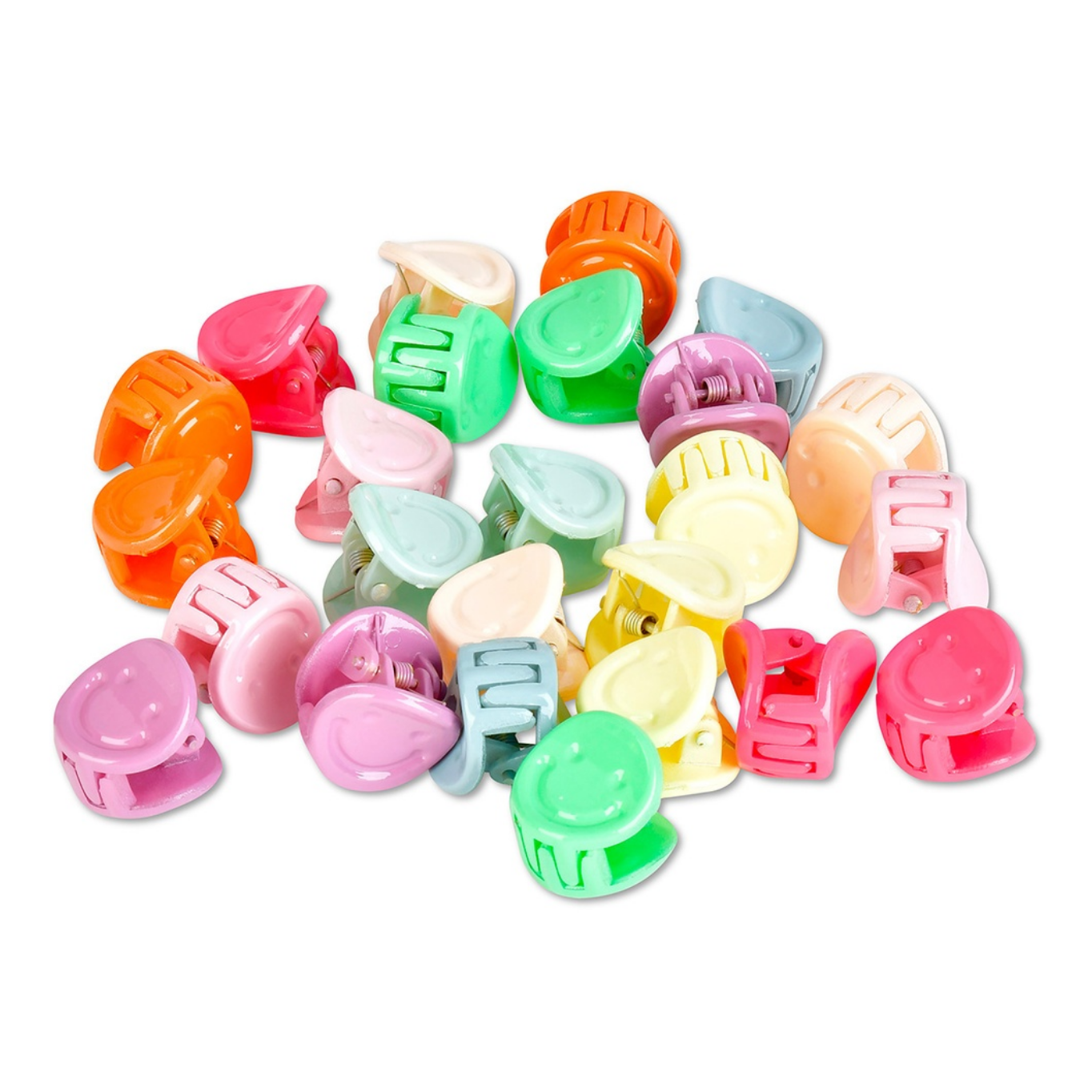 MINI SMILE HAIR CLIPS SET