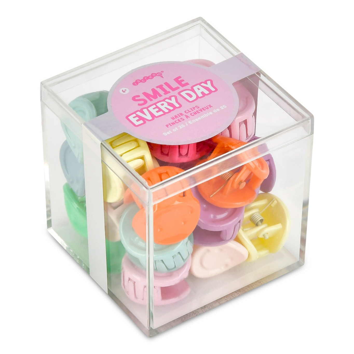 MINI SMILE HAIR CLIPS SET