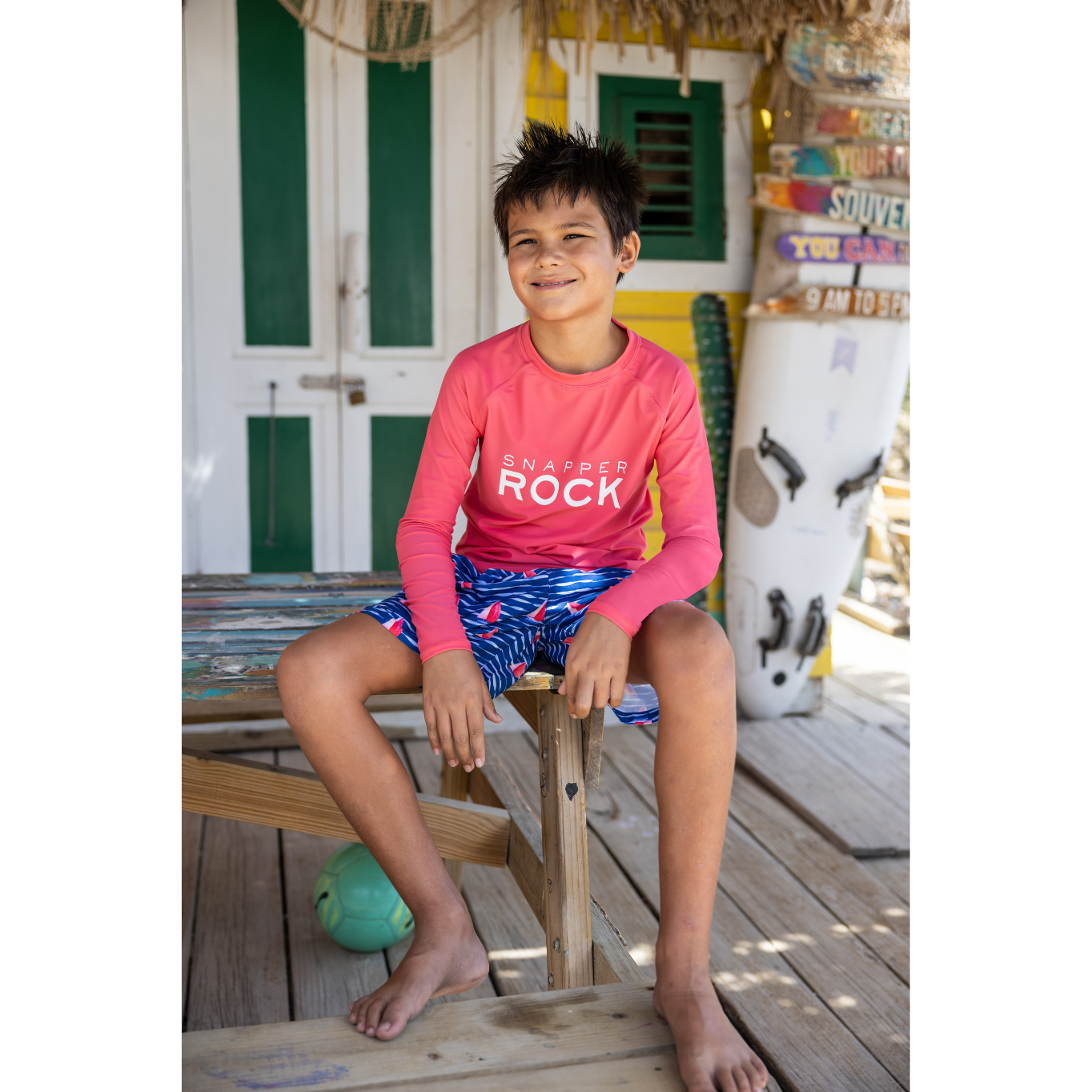 SAILBOAT ROCK SWIM SHORT