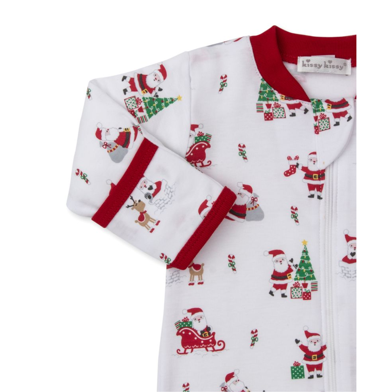 CHRISTMAS ZIPPER FOOTIE PAJAMA