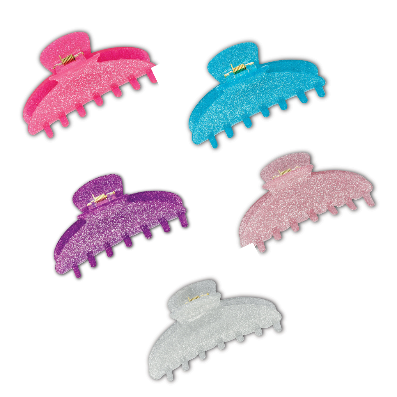 GLITTER CLIP SET