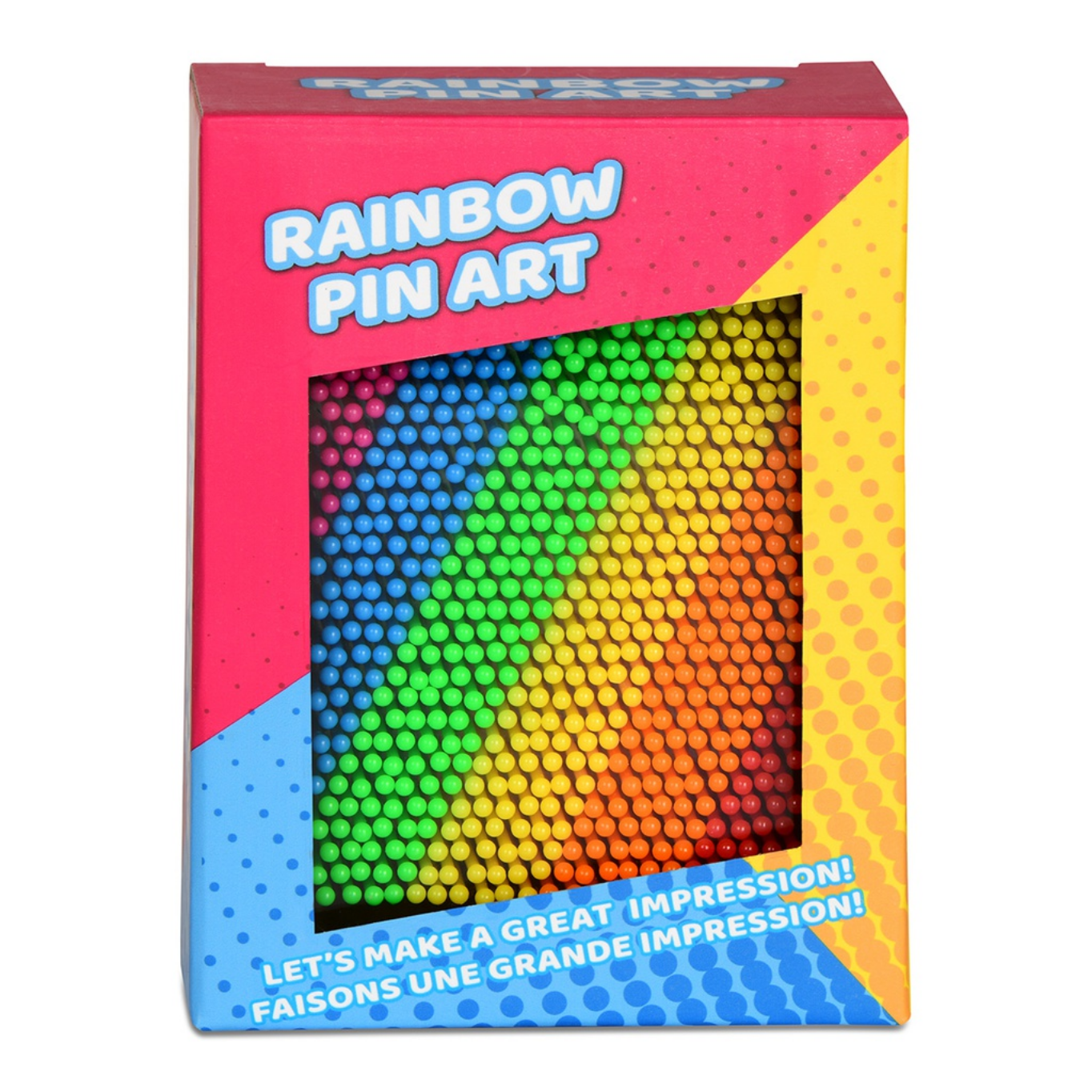 RAINBOW PIN ART