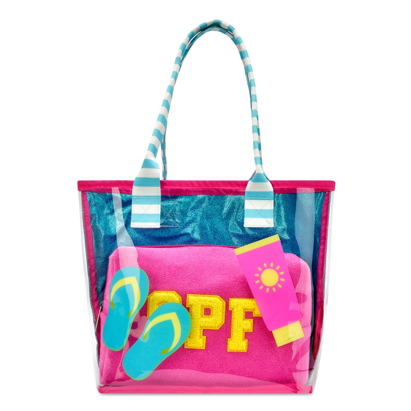 POOL PARTY CLEAR TOTE