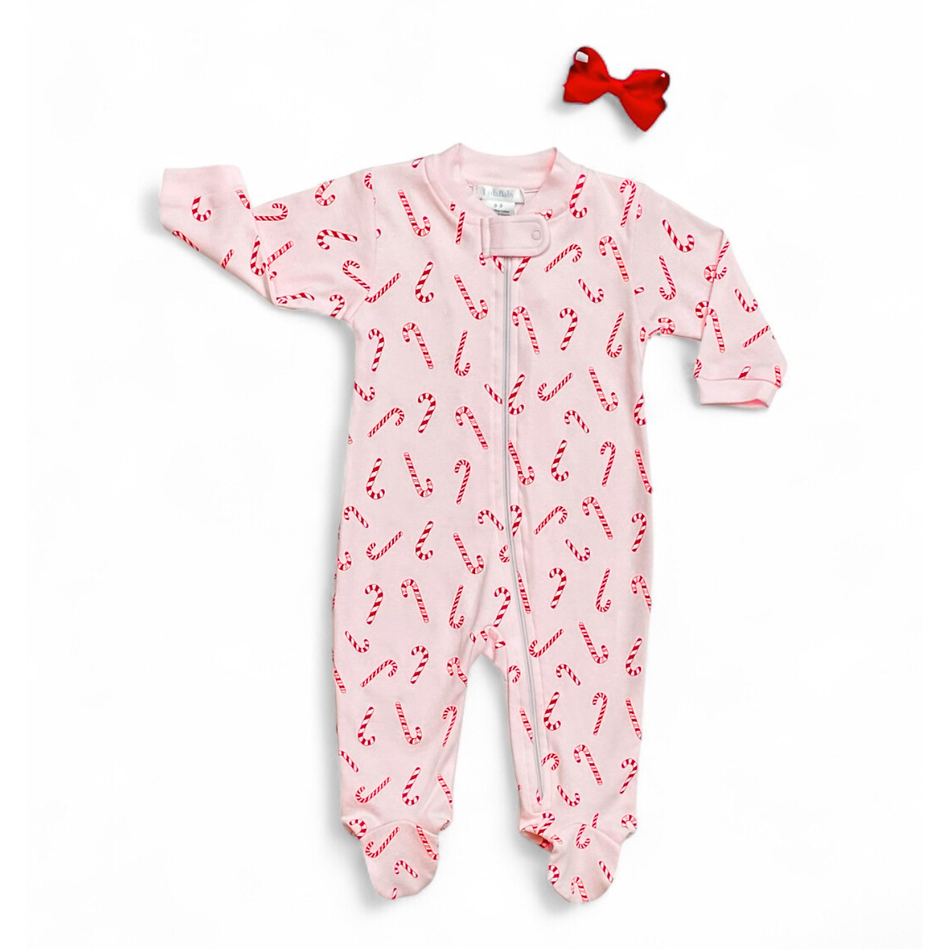 CANDY CANE FOOTIE