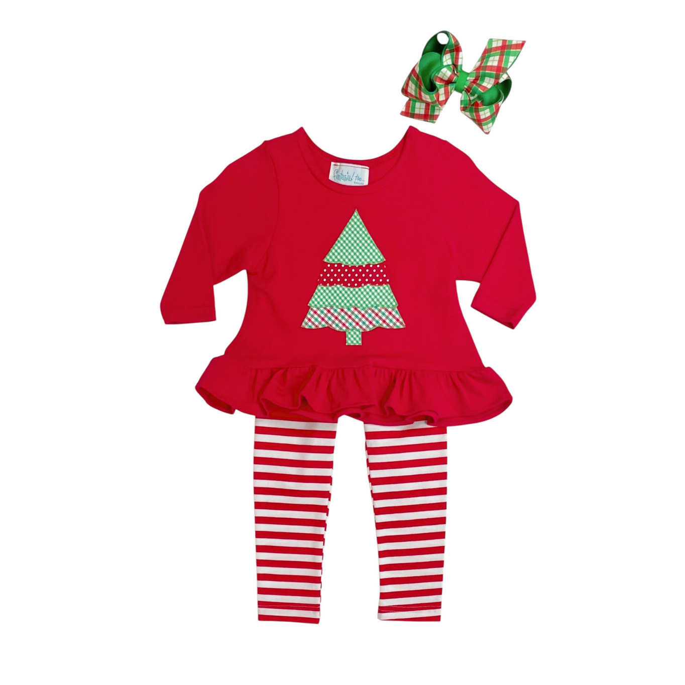 CHRISTMAS TREE PAJAMA SET