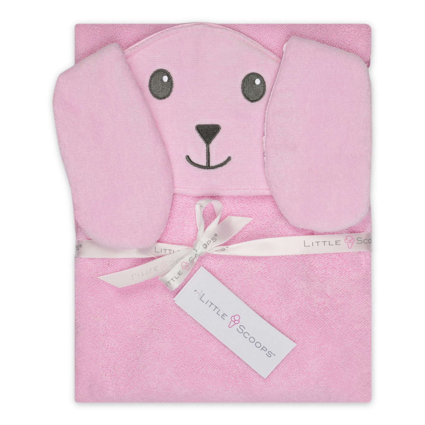 LITTLE SCOOPS BUNNY HOODED TOWEL