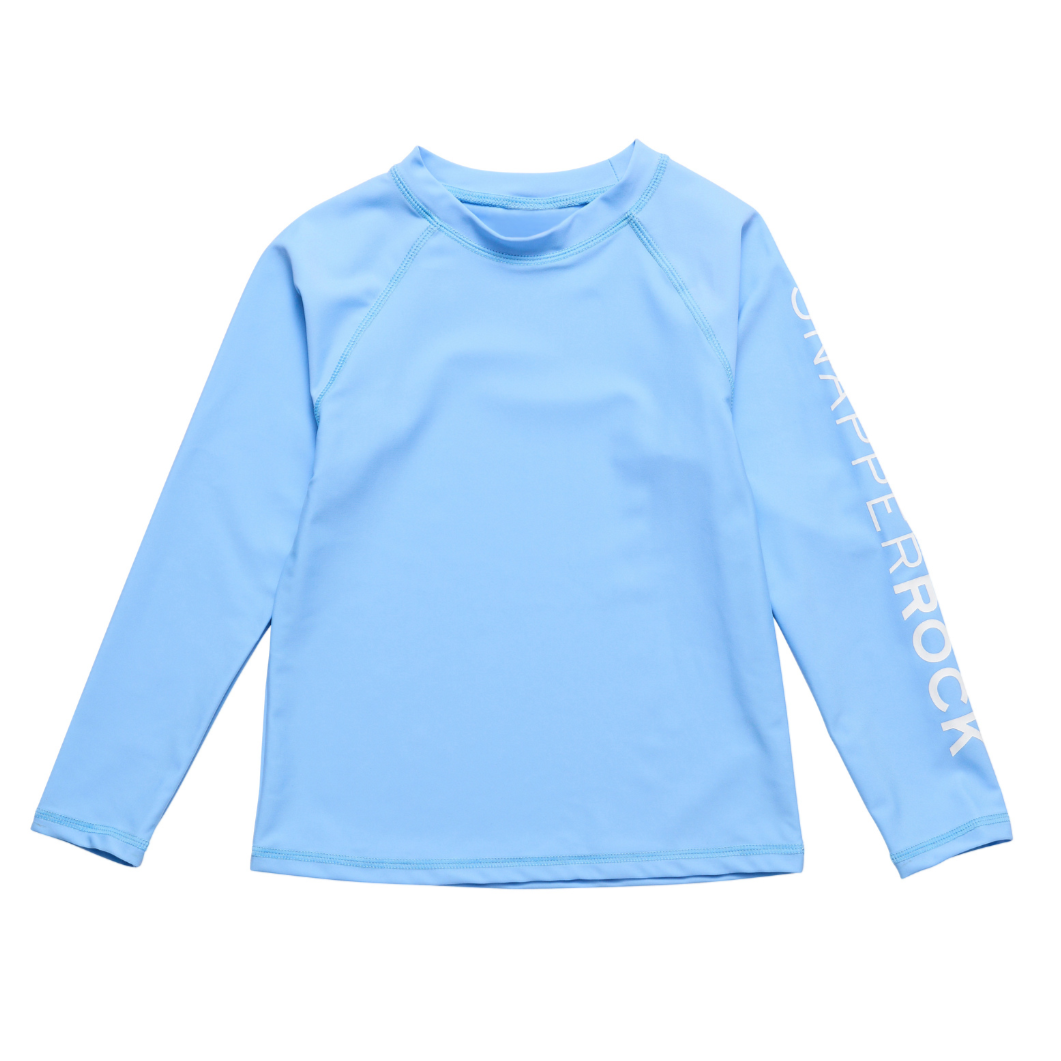 WATER BLUE LS RASH TOP