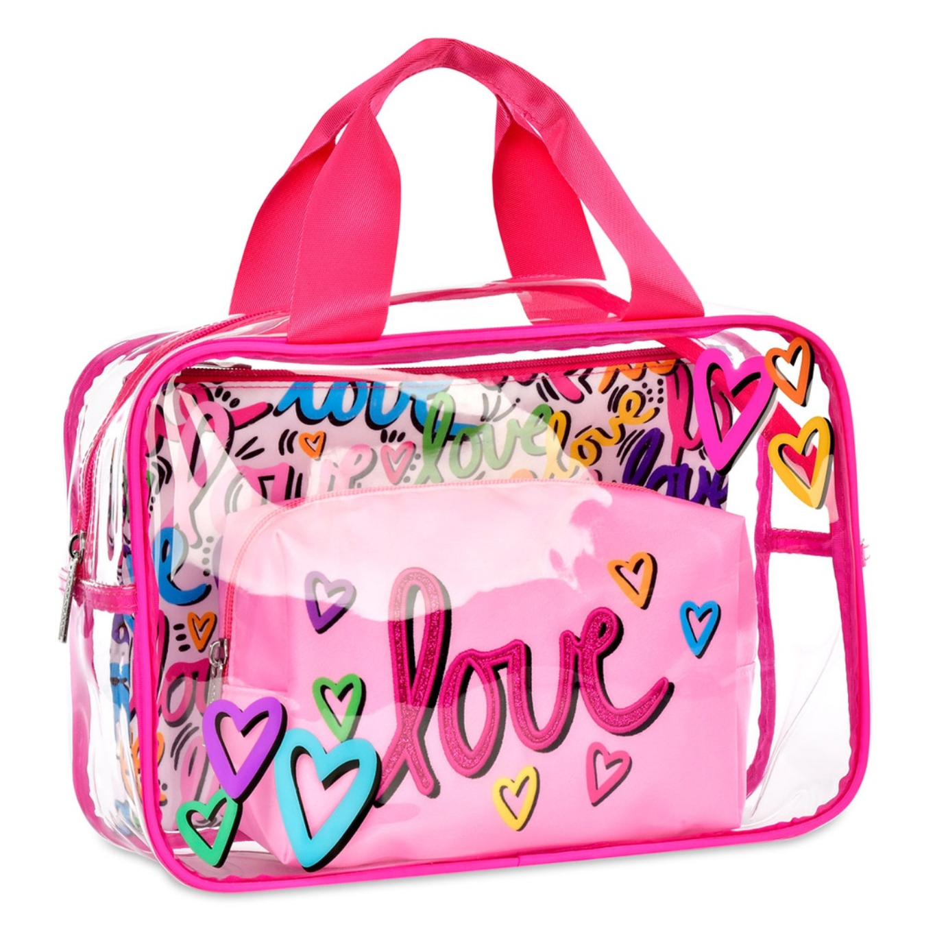 COREY PAIGE LOVE LETTERS COSMETIC BAG TRIO
