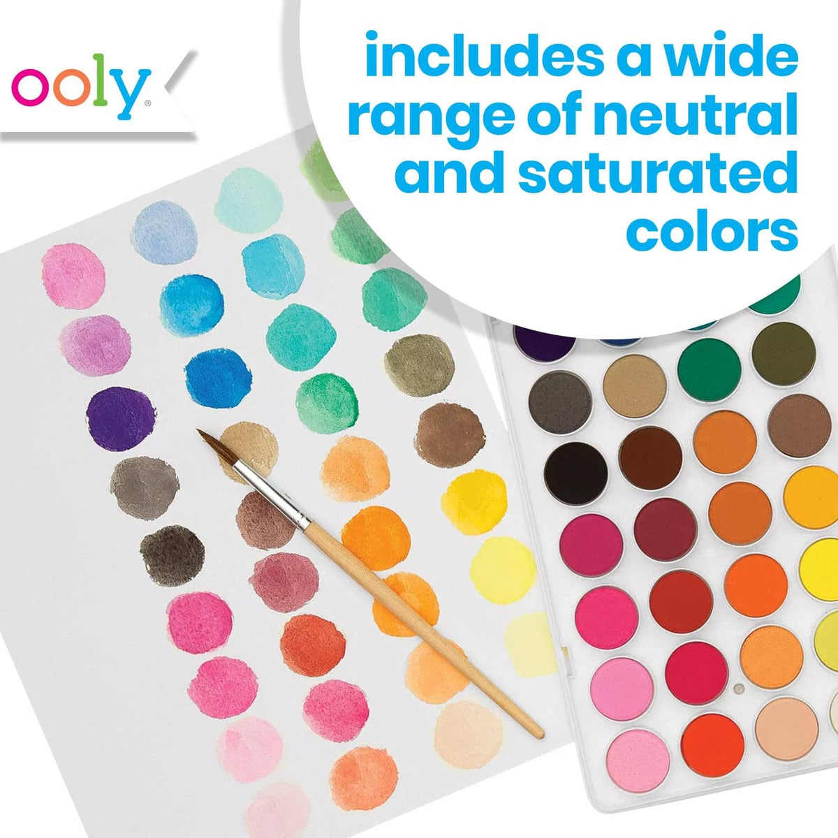 LIL' WATERCOLOR PAINT PODS WITH BRUSH