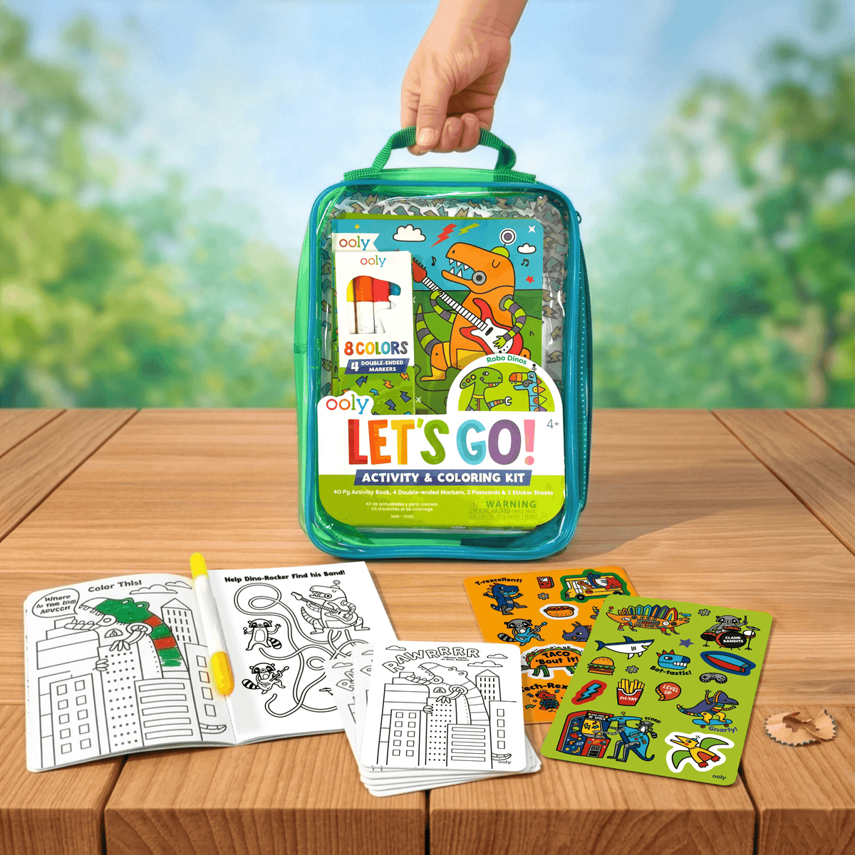 LET'S GO! ACTIVITY & COLORING KIT