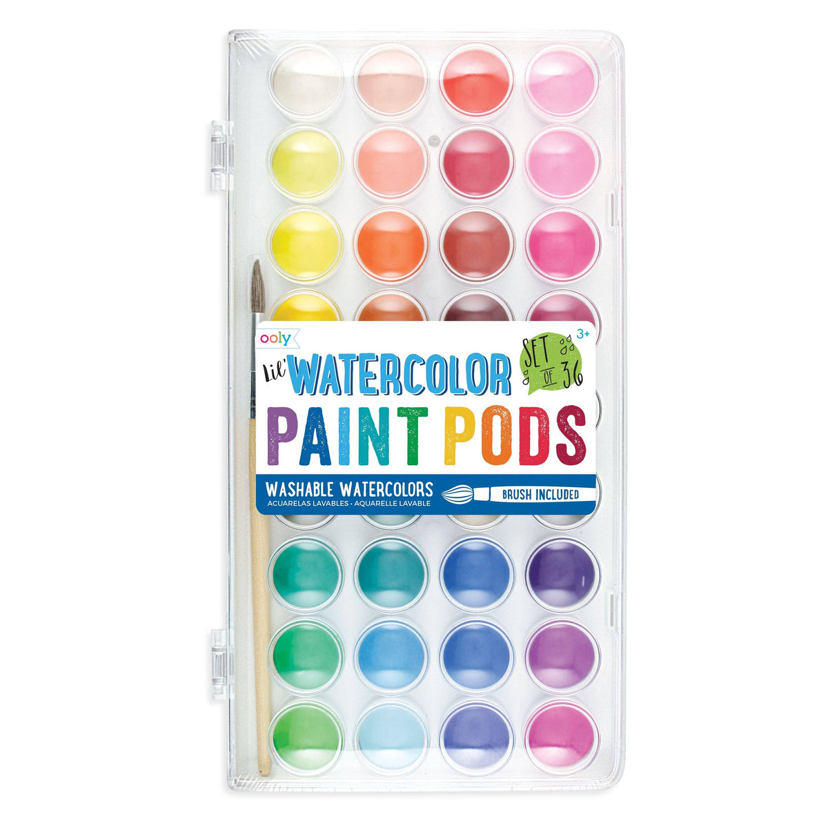 LIL' WATERCOLOR PAINT PODS WITH BRUSH