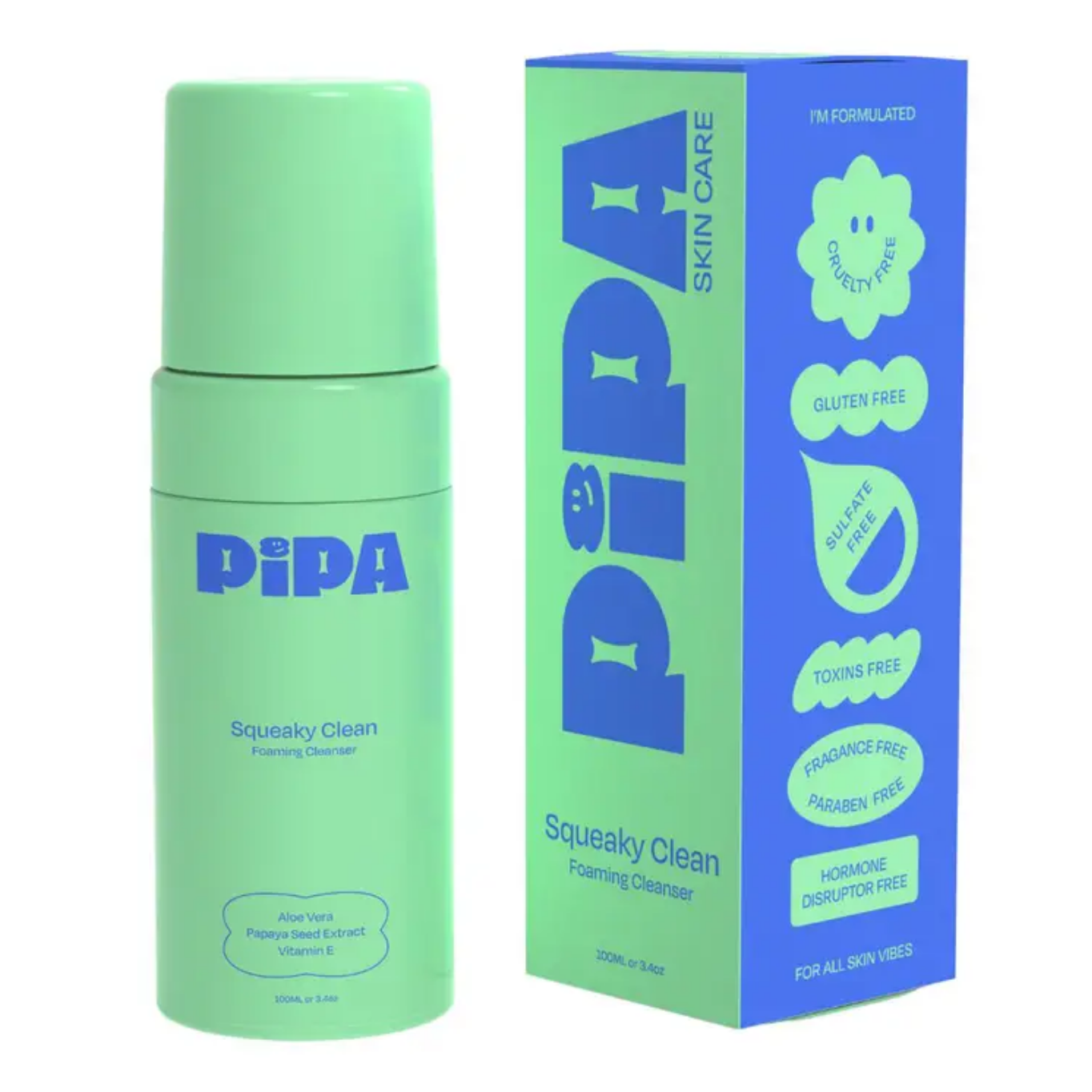 PIPA SQUEAKY CLEAN FOAMING CLEANSER