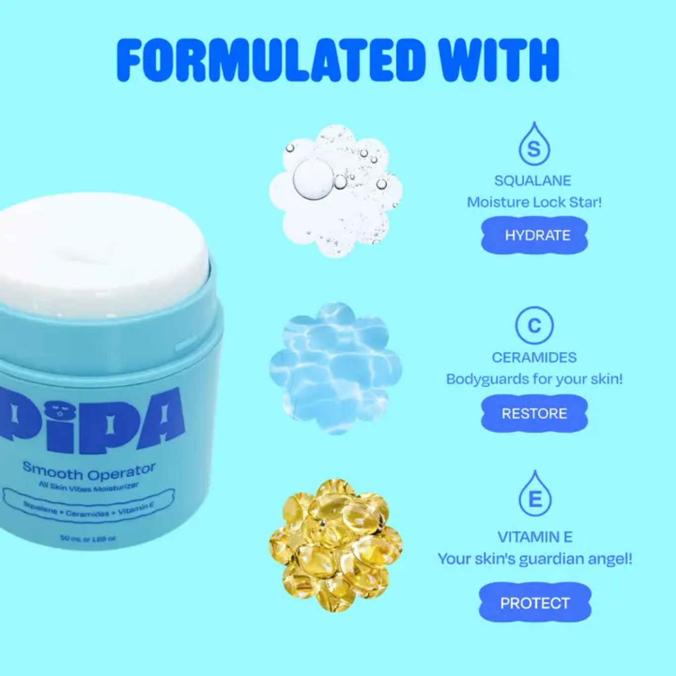 PIPA SMOOTH OPERATOR ALL SKIN VIBES MOISTURIZER