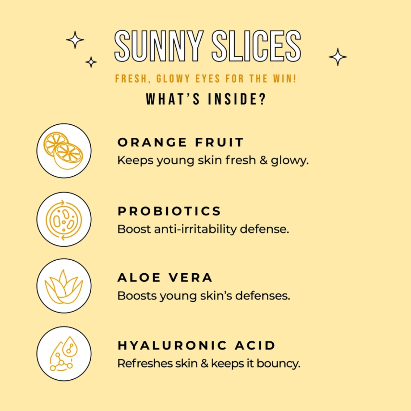 FRUITY EYE MASKS