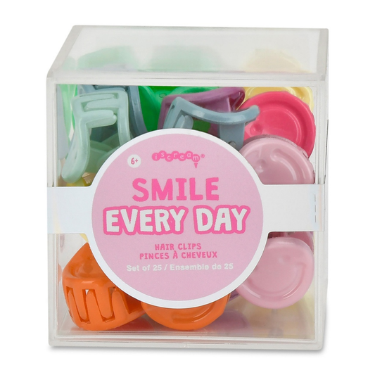 MINI SMILE HAIR CLIPS SET