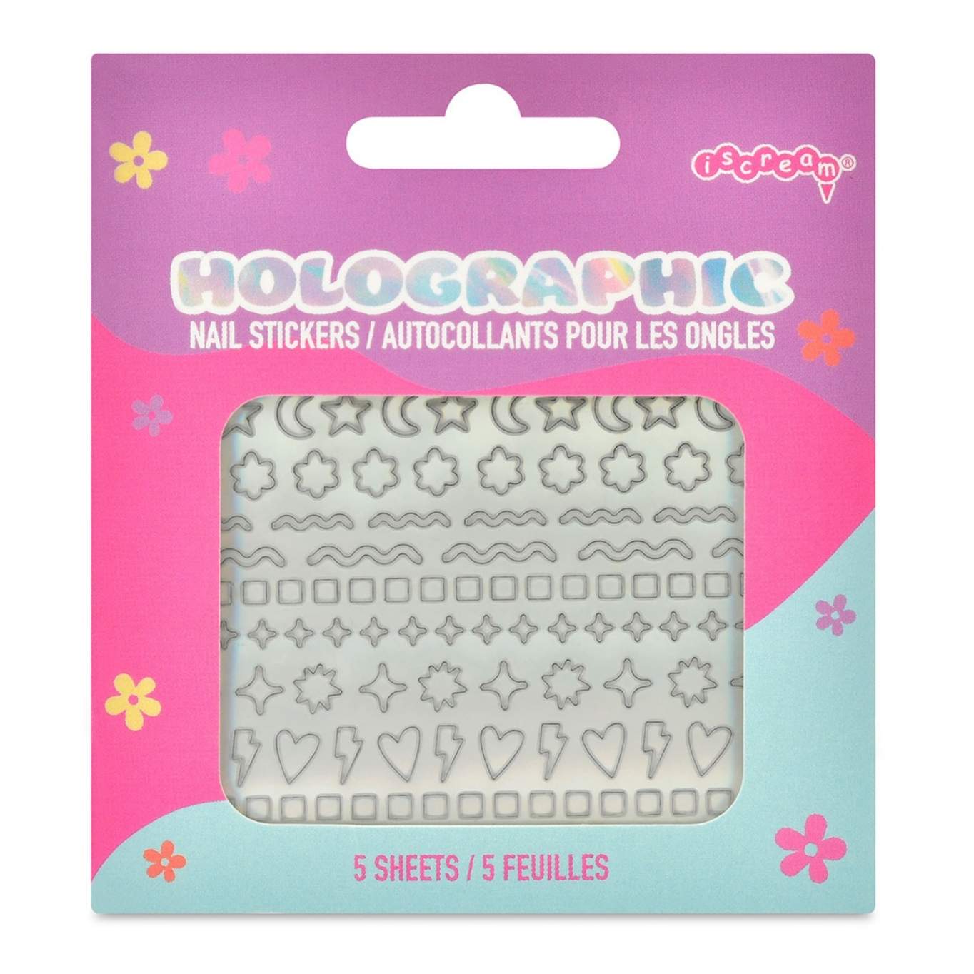 HOLOGRAPHIC NAIL STICKERS
