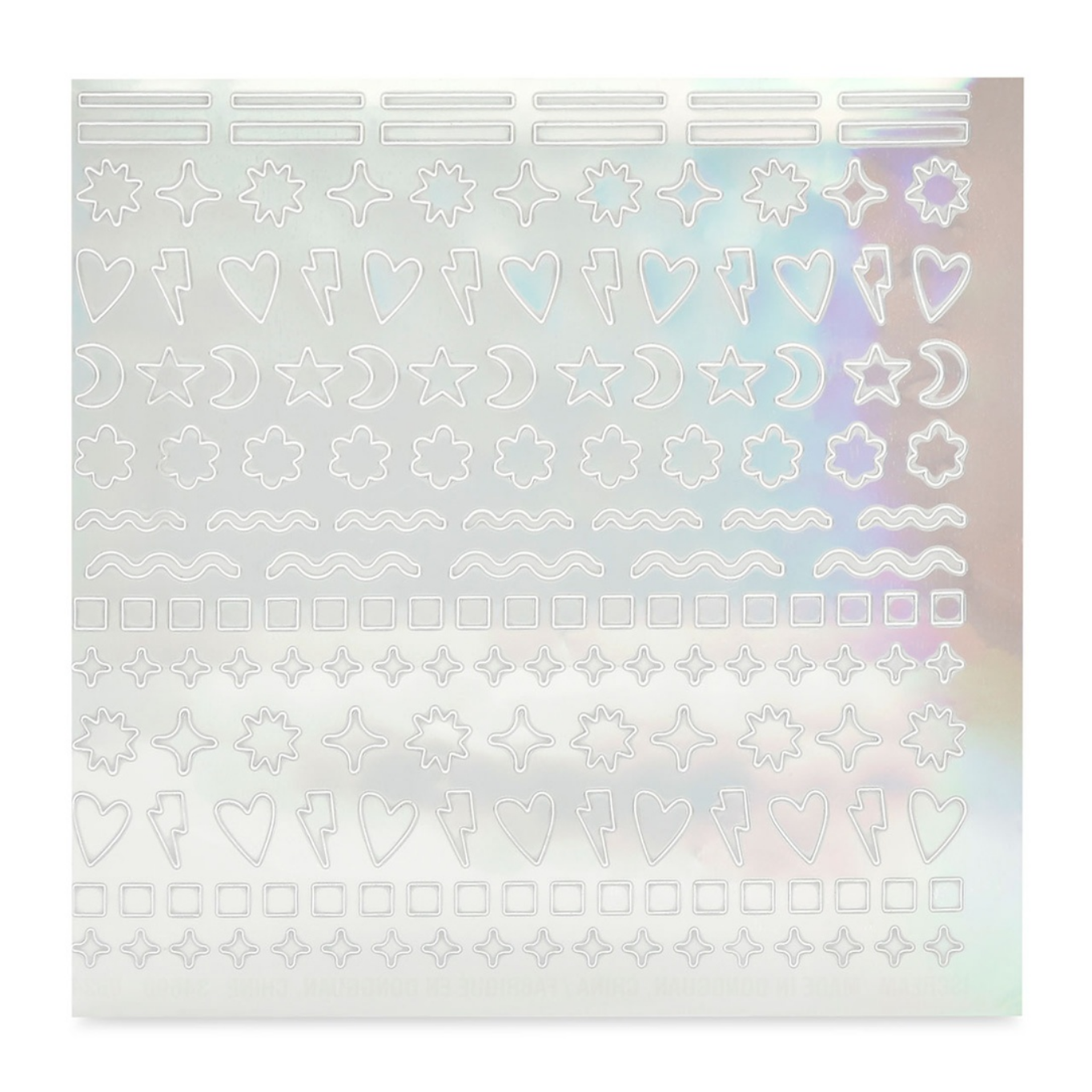 HOLOGRAPHIC NAIL STICKERS