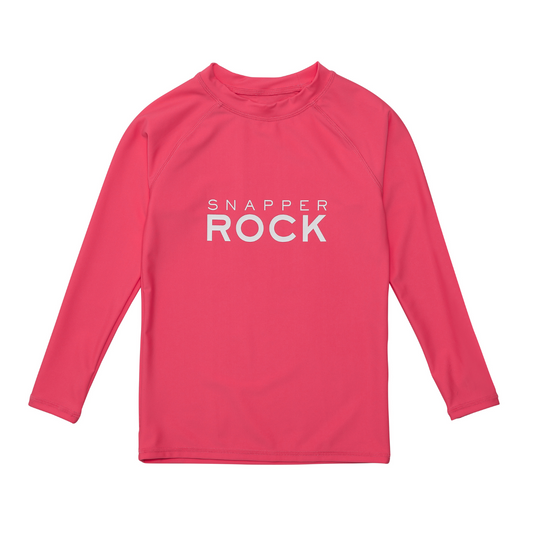 ROCKING RED LS RASH TOP