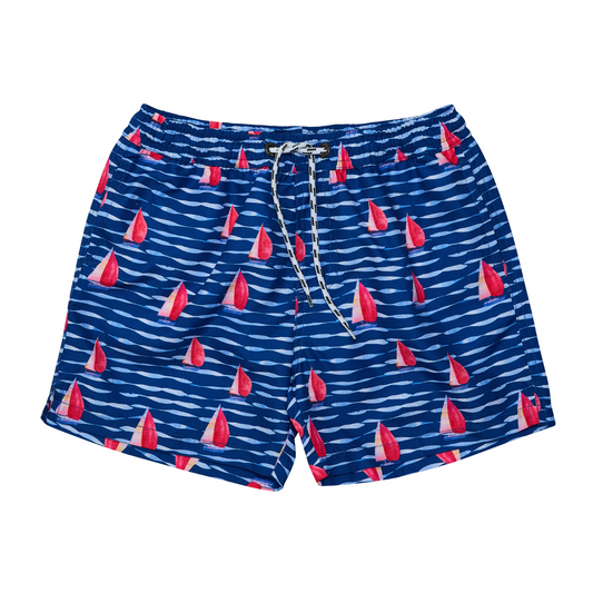 SAILBOAT ROCK SWIM SHORT