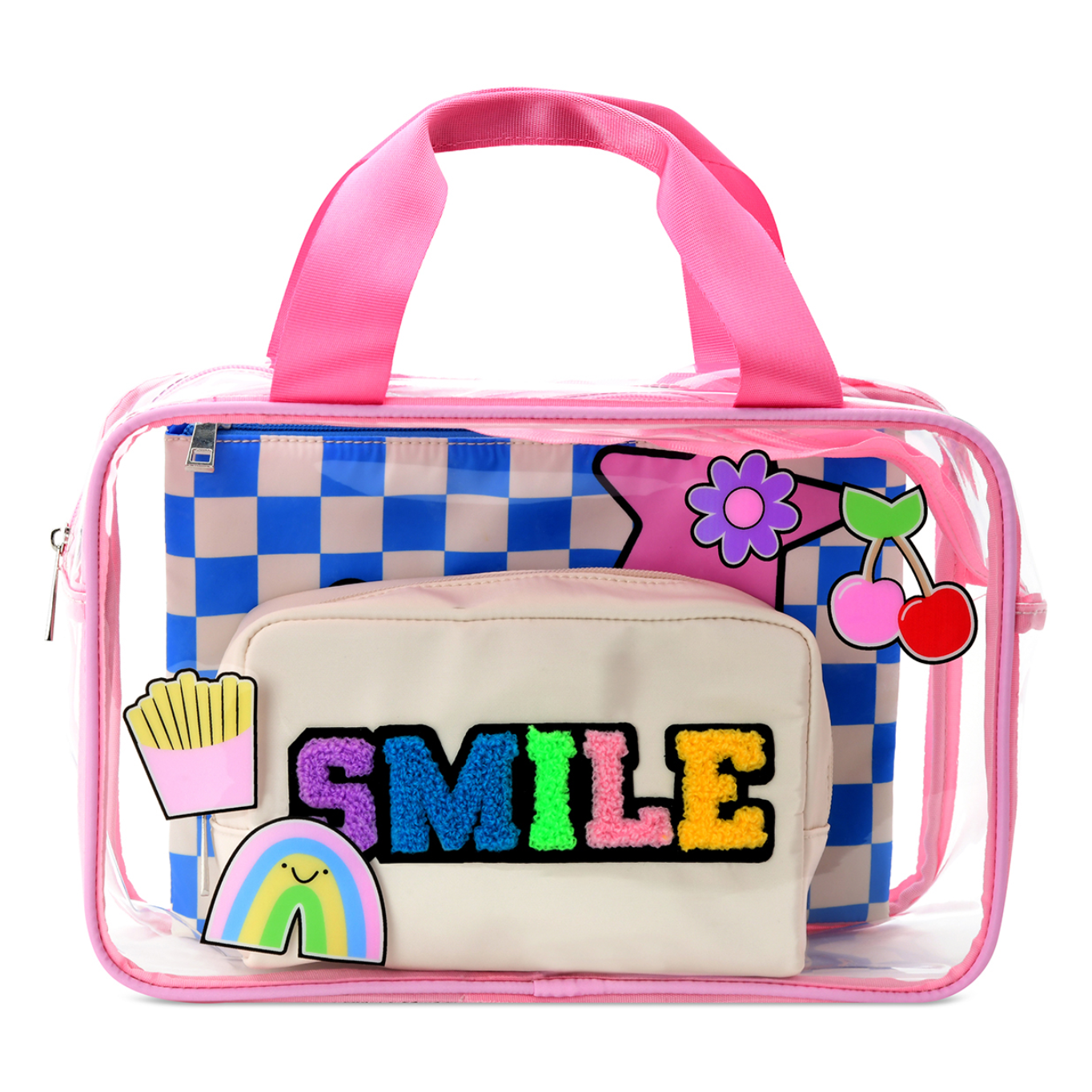 SMILE SQUAD COSMETIC BAG TRIO