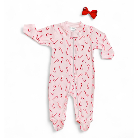 CANDY CANE FOOTIE