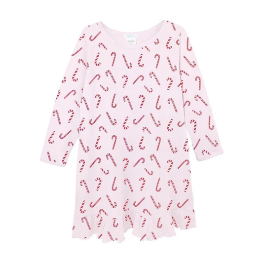 CANDY CANE PAJAMA DRESS