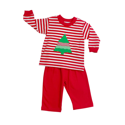 CHRISTMAS TREE PAJAMA SET