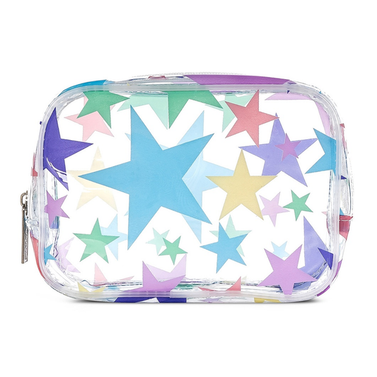STARS CLEAR COSMETIC BAG