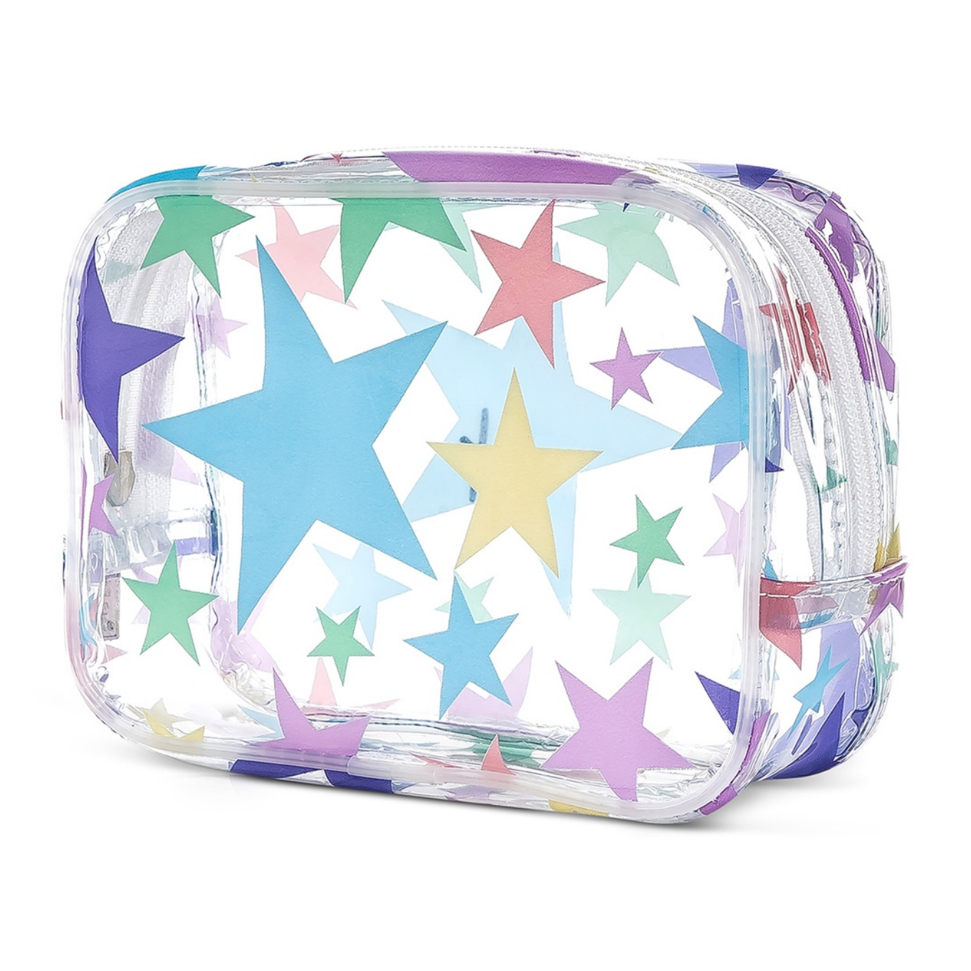 STARS CLEAR COSMETIC BAG