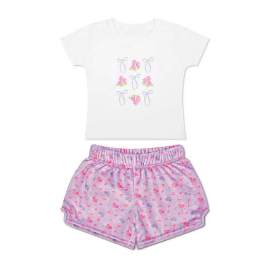 FOREVER FLORAL PAJAMA SET