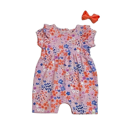 MINI FLOWER ROMPER