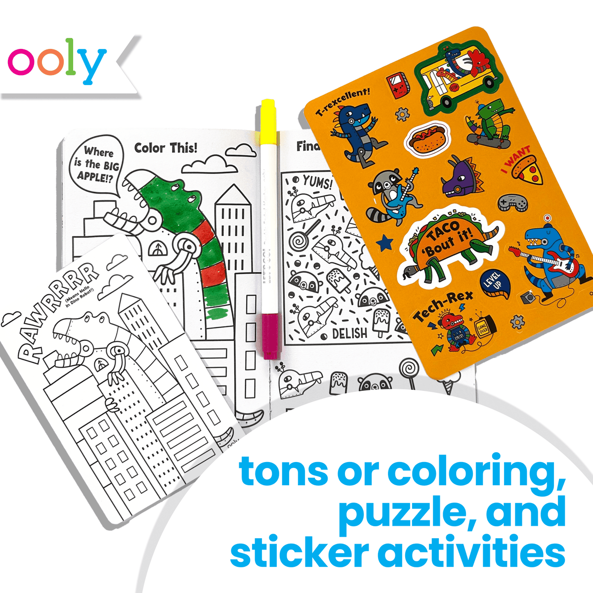 LET'S GO! ACTIVITY & COLORING KIT