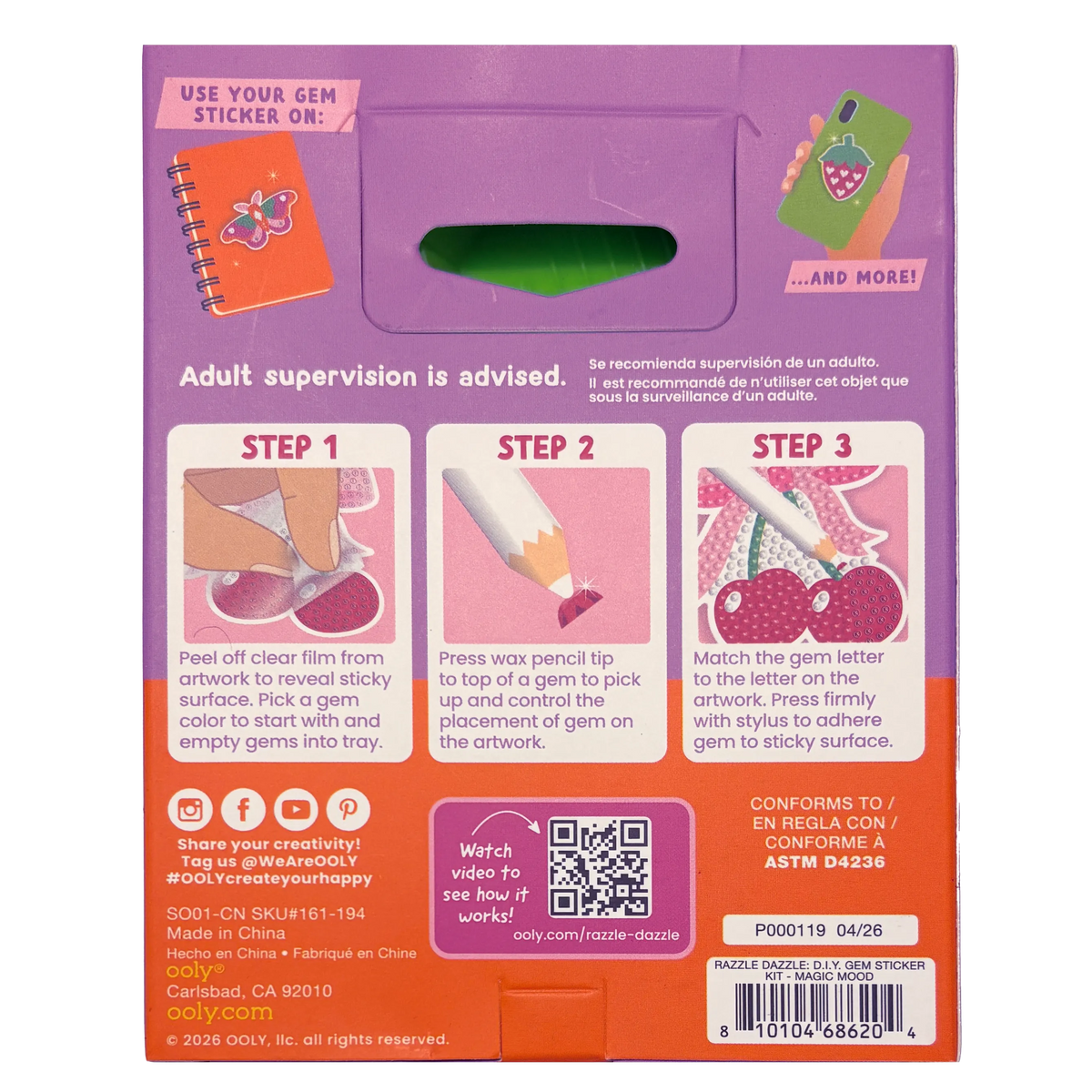MINI RAZZLE DAZZLE DIY GEM STICKER KIT