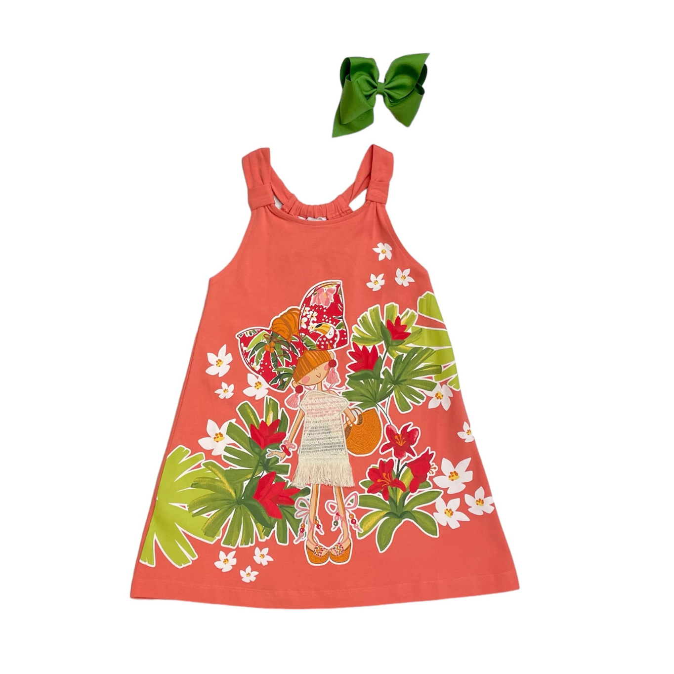 BIG BOW GIRL DRESS