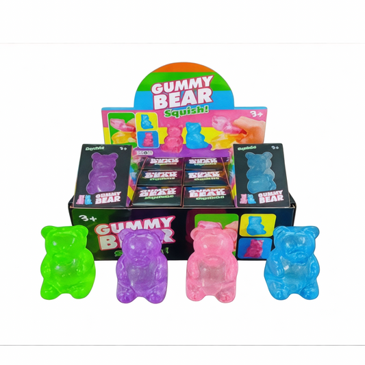 GLITTER GUMMY BEAR SQUISHY