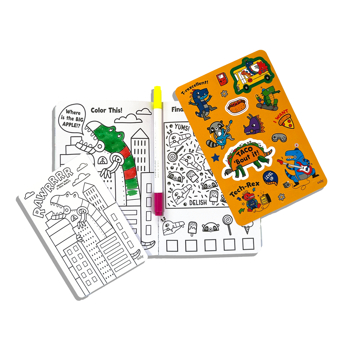 LET'S GO! ACTIVITY & COLORING KIT